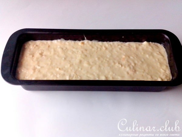 Сметанный кекс с яблоками 