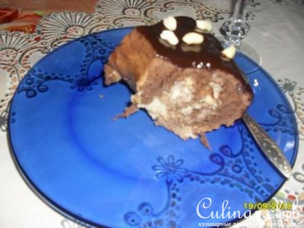 Мраморный кекс на скорую руку