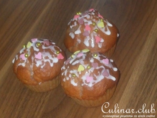 Клубничные маффины