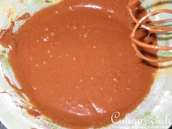 Шоколадные маффины с кофейной начинкой