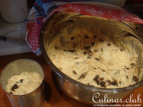 Пасхальные куличи с орехами и апельсиновой цедрой 