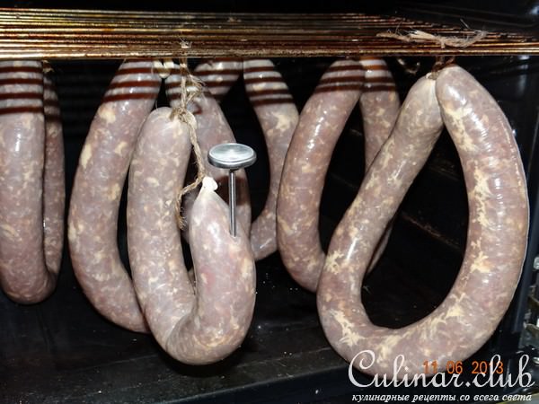Колбаса домашняя говяжья (вкуснецкая !!!)