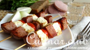 Закусочные шпажки и бутерброды для пикника