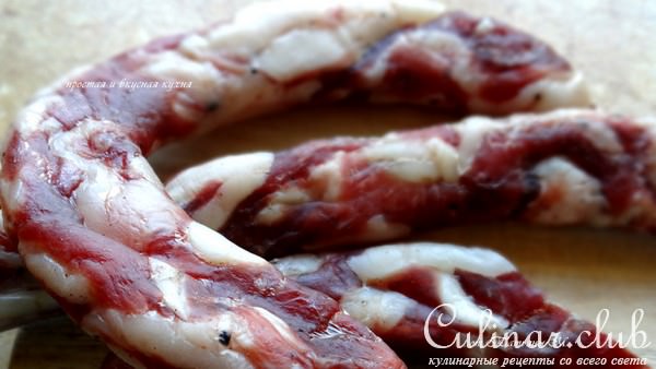 Сыровяленная домашняя колбаска для Степана (к/ф Кухня)