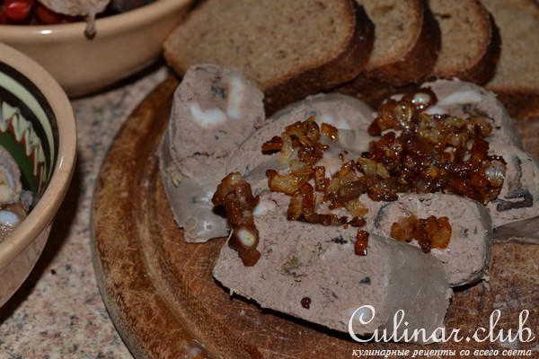 Литовская печеночная колбаса с лесными грибами ФМ "Колбаска"
