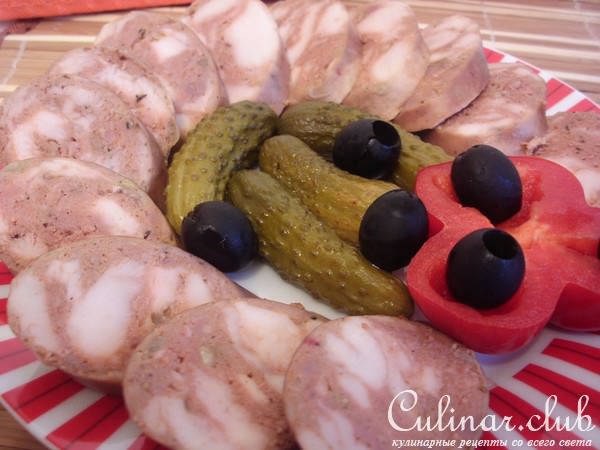 Колбаса пивная –практически обезжиренная. Для Ивушки. ФМ.
