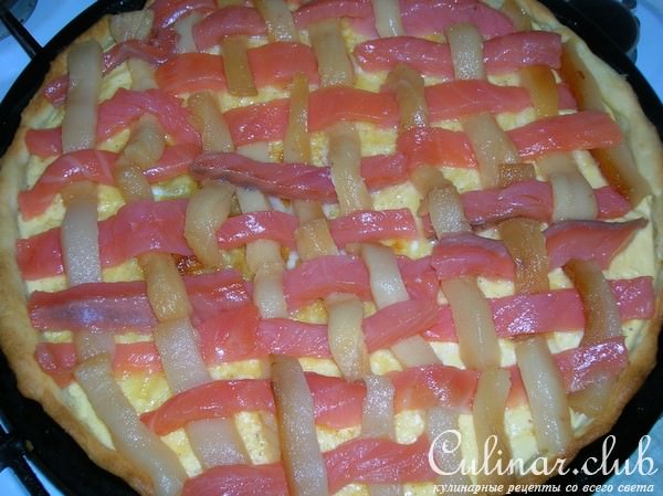 Рыбный киш "Плетенка"