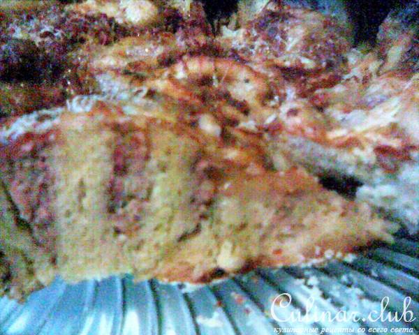 Ароматный пирог с мясом и рисом