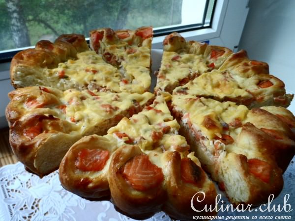 Рыбный пирог.