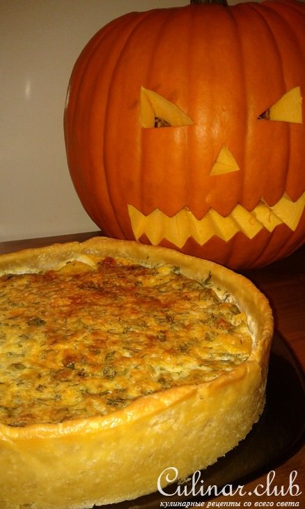 Хэллоуинский тыквенный пирог (pumpkin pie)