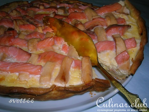 Рыбный киш "Плетенка"