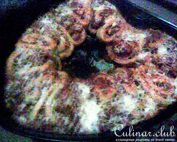 Ароматный пирог с мясом и рисом