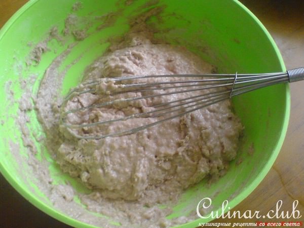 Мясной пирог с луком-пореем