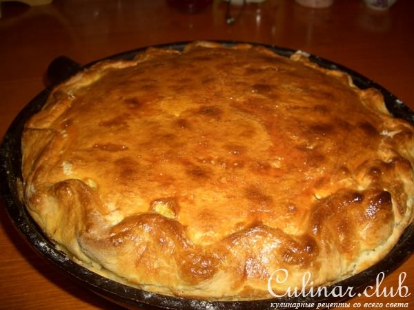Пирог с адыгейским сыром,укропом и чесноком. (ФМ)