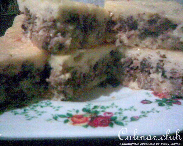 Пирог с шампиньонами и сыром