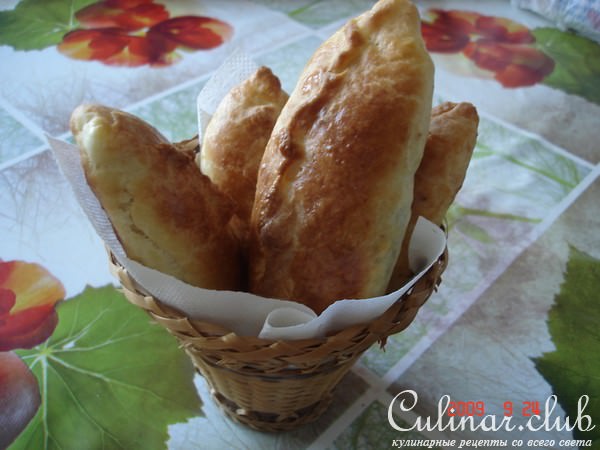 пирожки с рисом и грибами (вариант) 