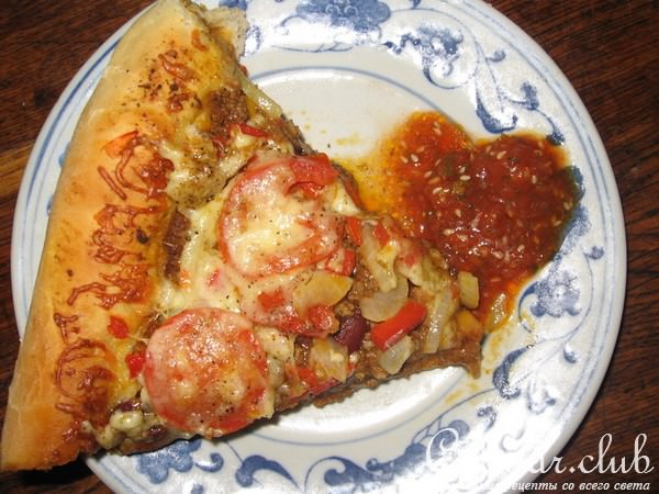 Пицца по мексикански(мой вариант)