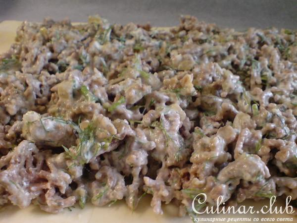 Румынский пирог с мясом