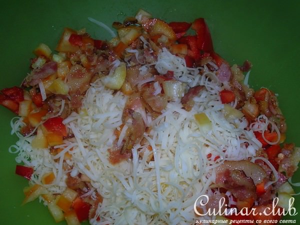 "КУБИКИ" закусочные с сыром, беконом и болгарским перцем