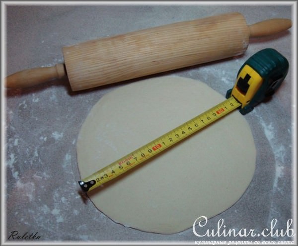 Миникальцоне "Трио" (pizza Calzone, закрытая пицца).