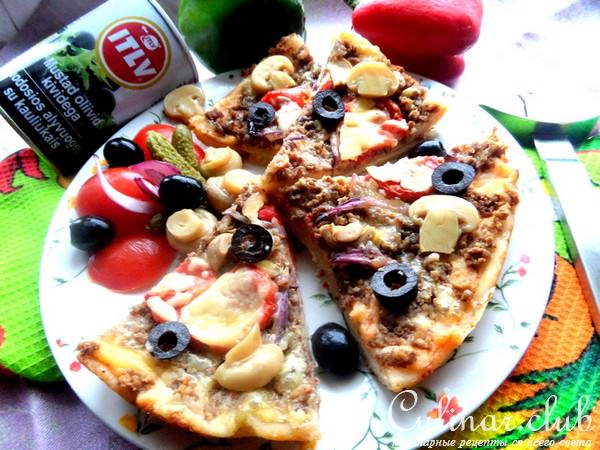 Пицца со вкусом чизбургера
