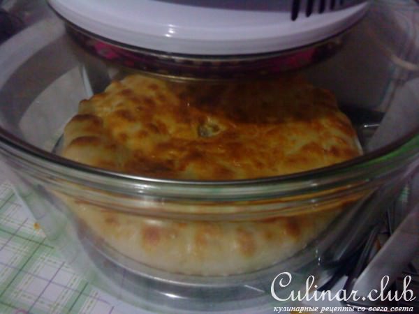 Пирог мясной в аэрогриле