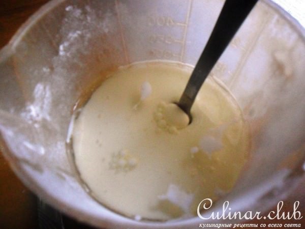 Пирог с сыром и беконом