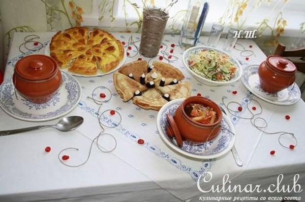 Пирог "Масленица"