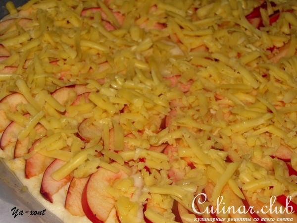 ЛЕПЕШКА С ЯБЛОКАМИ И СЫРОМ.
