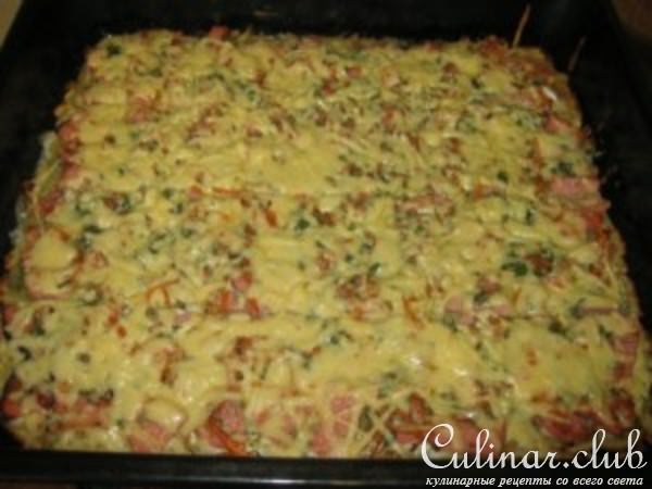 Большая блинчатая пицца