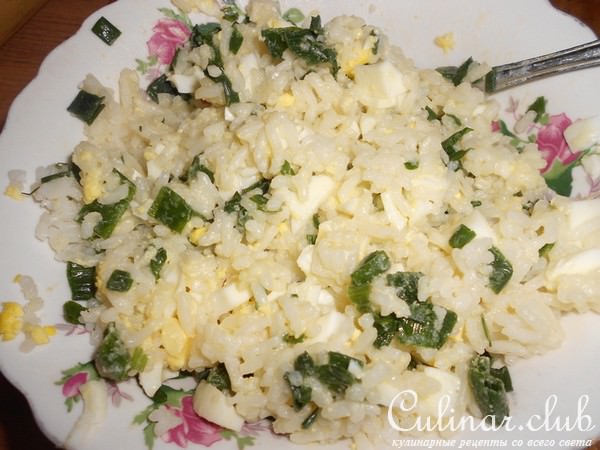 Пирожки с рисом и яйцом
