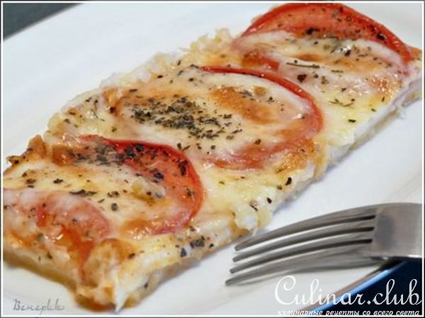 Слоеный пирог с моцареллой и помидорами (очень просто, и очень вкусно!!!)