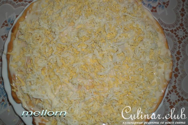 Закусочный торт (с консервированной рыбой)
