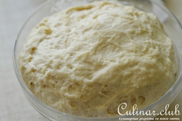 Пирог с сыром и курицей