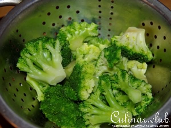 пирог с беконом и брокколи
