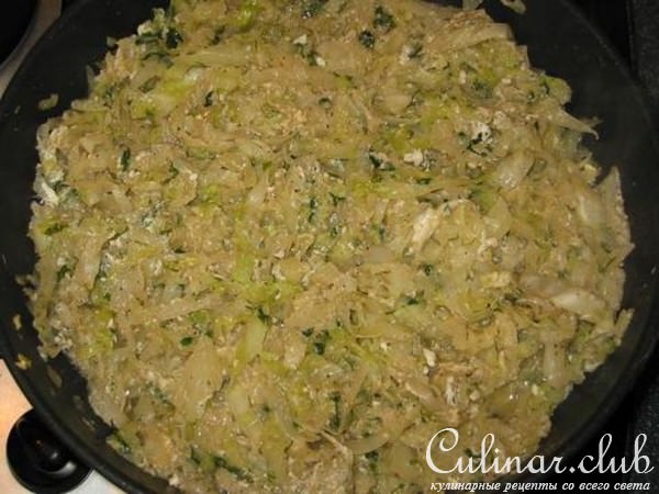 Кулебяка с капустой