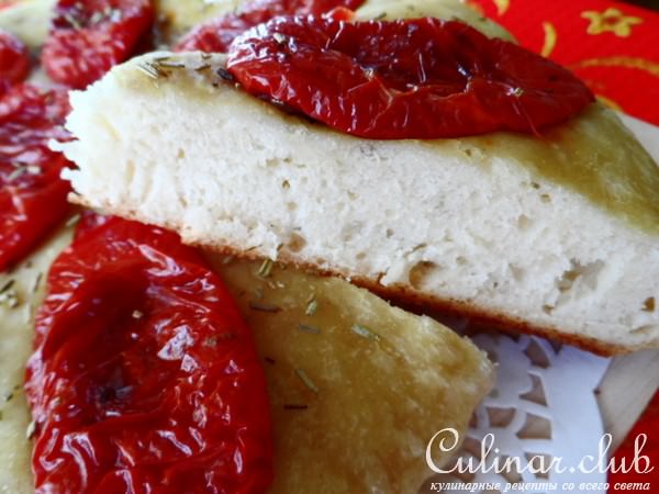 Картофельная фокачча.
