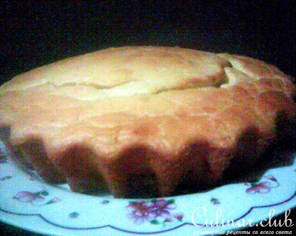 Пирог с рисом и селедкой