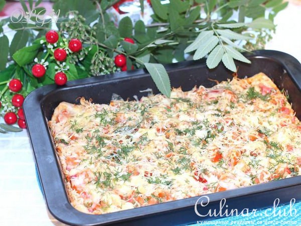 Пирог-Пицца "Царица"