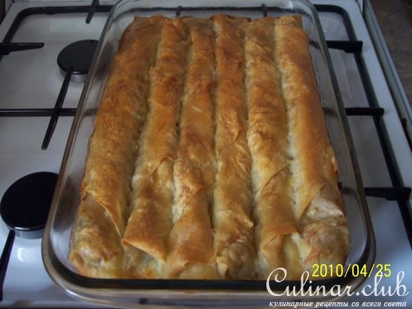 Ленивый бёрек (турецкая кухня)вариант