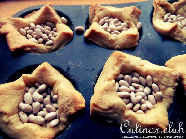 Печёночный паштет,запечённый в корзинках 