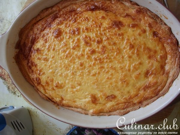 Нежный сыррррррррный пирог с копченой кетой.