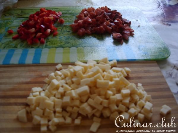 Нежный сыррррррррный пирог с копченой кетой.