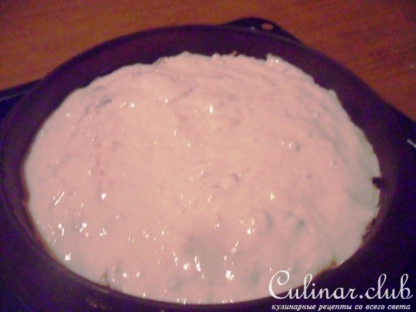 Фаршированный ленивый пирог с рисом и тунцом
