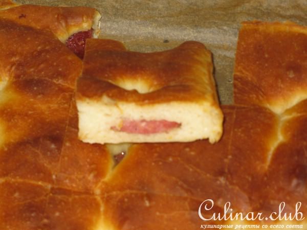Бабат -пирог быстрый с колбаской