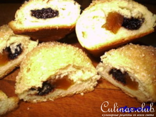 рогалики с сухофруктами