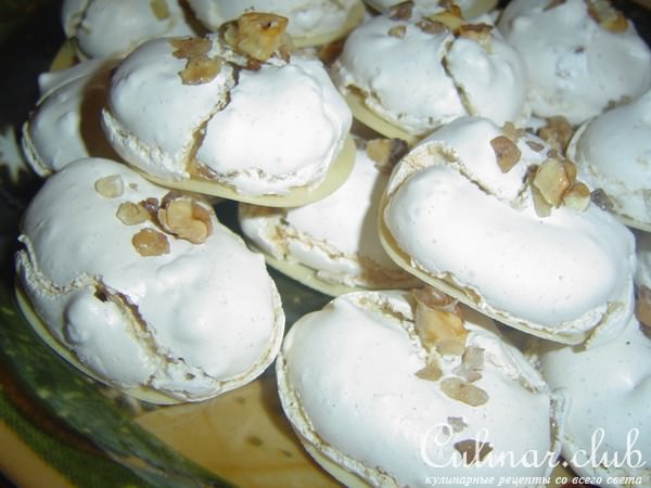 Рождественское печенье "Ореховое безе"-"Nussbaisers"