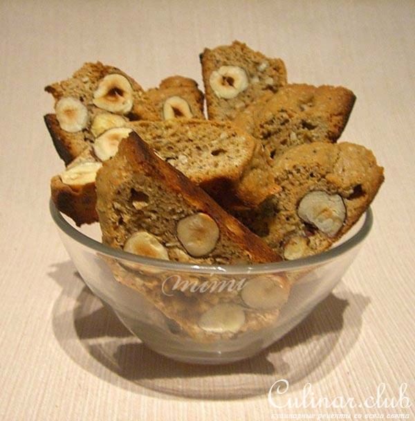 кофейные бискотти с фундуком