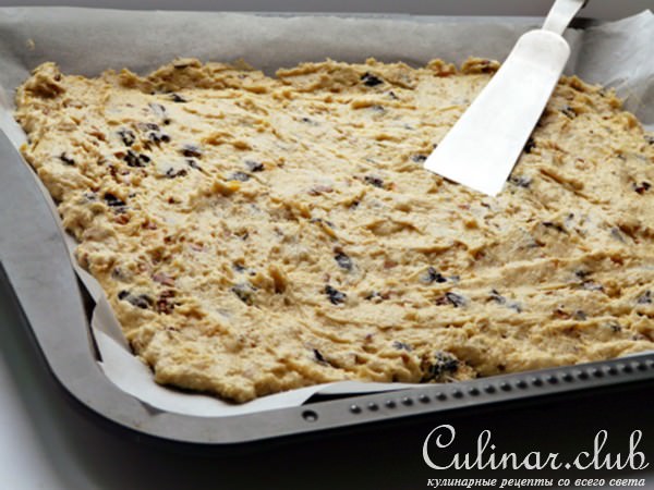 Быстрое печенье с черносливом и грецкими орехами