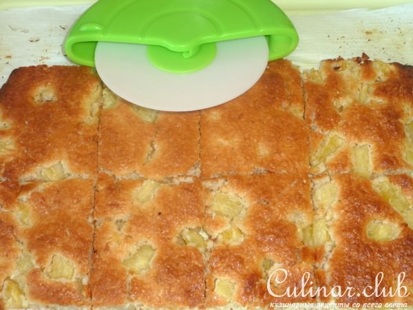 Ананасовое печенье "Именинное" для Аллочки